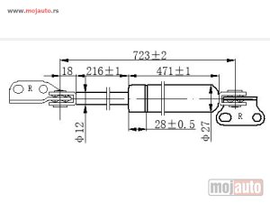 Glavna slika -  Amortizer gepeka - MojAuto