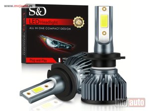 Glavna slika - H7 led sijalice COB chip mini za kratko i dugo svetlo - MojAuto