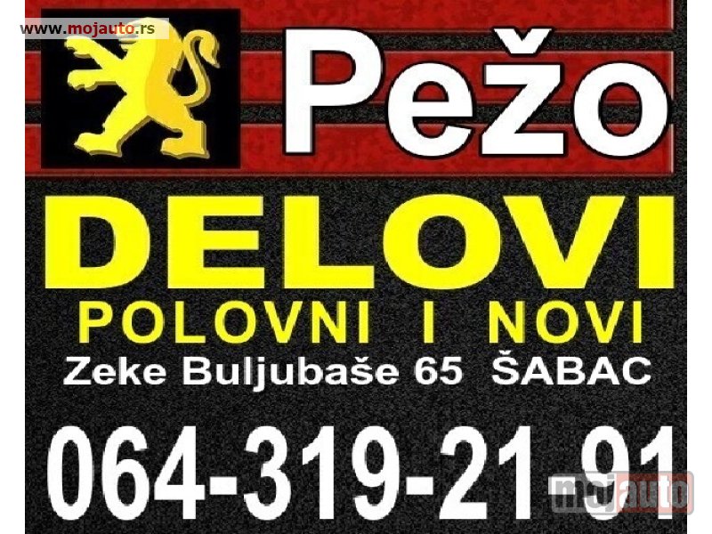 Glavna slika -  Pezo DELOVI Peugeot - MojAuto