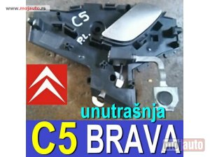 Glavna slika -  Brava UNUTRASNJA Kvaka Leva C5 Citroen - MojAuto