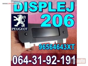 Glavna slika - DISPLEJ 96564643XT Pežo 206 Peugeot - MojAuto