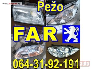 Glavna slika - FAR Pežo 407 206 607 306 307 605 807 106 Peugeot - MojAuto