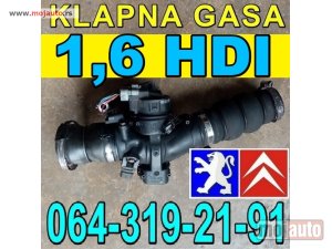 Glavna slika -  KLAPNA GASA 1,6 HDI Pežo 9660030480 Peugeot Citroen - MojAuto