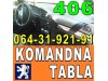 Slika 9 -  Komandna Tabla Pežo 407 607 307 807 406 206 306 106 Peugeot - MojAuto
