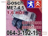 polovni delovi  KOMPJUTER 1,6 HDI 0261208908 Bosch ME7.4.5 Pežo Citroen 9663518680 Peugeot