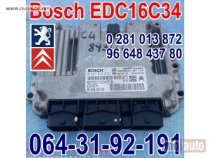 polovni delovi  1.6HDI Kompjuter EDC16C34 Bosch 0281013872 Peugeot 308, Citroen C3, 9664843780 .