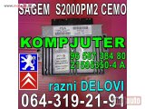 polovni delovi  KOMPJUTER SAGEM S2000PM2 CEMO Pežo Citroen 96 587 384 80 Peugeot
