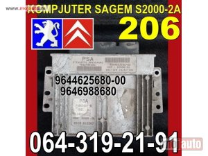 polovni delovi  KOMPJUTER SAGEM S2000-2A Pežo 206 1,4 Peugeot Citroen