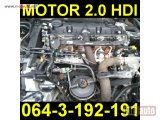 polovni delovi  Motor 2.0 HDI 66KW Pežo Citroen Peugeot