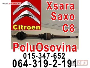 Glavna slika - PoluOsovina Citroen Xsara Saxo C8 C5 C4 C3 Picasso C2 - MojAuto