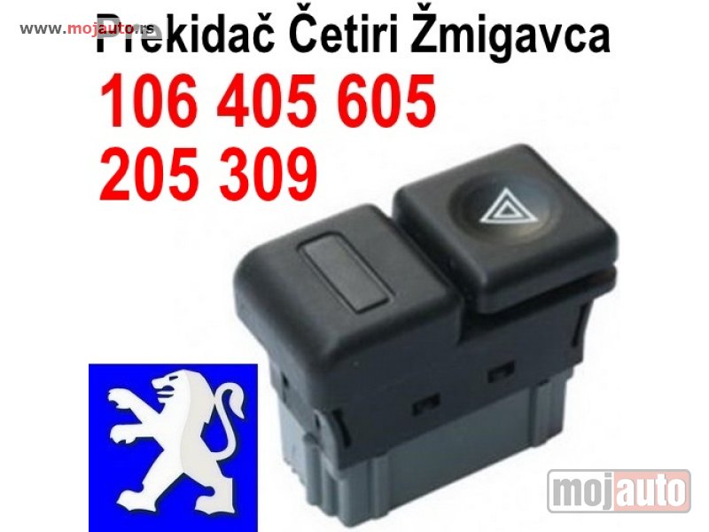 Glavna slika -  PREKIDAČtroen četiri ŽMIGAVCA Pežo Citroen Peugeot - MojAuto