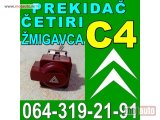 polovni delovi  Prekidač SVA četiri ŽMIGAVCA Citroen C4