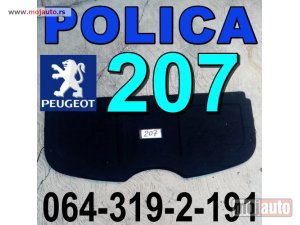 Glavna slika - Zadnja POLICA Gepeka Pežo 207 Peugeot - MojAuto