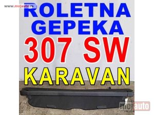 Glavna slika - Zadnja POLICA ROLETNA Gepeka Pežo 307 SW karavan Peugeot - MojAuto