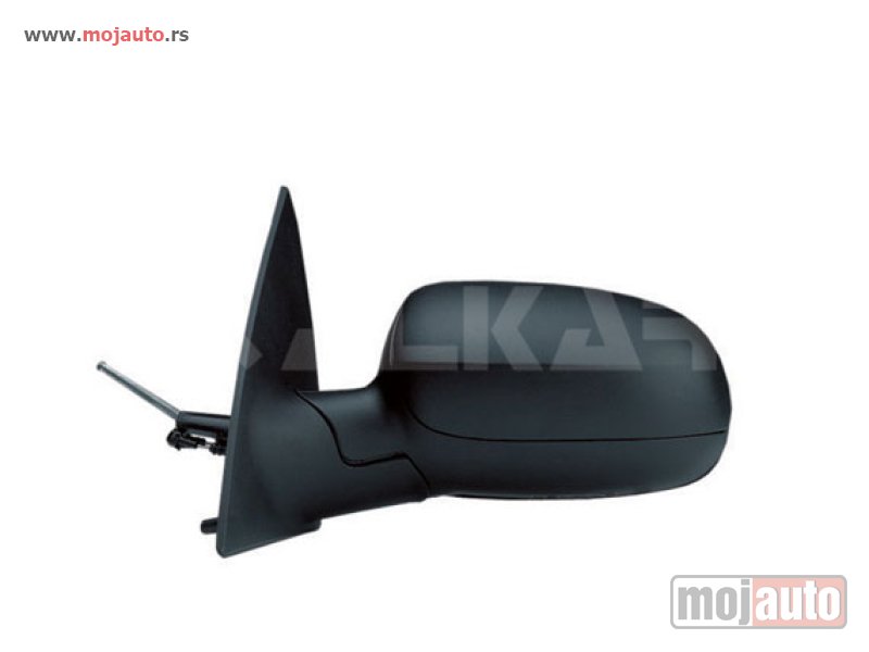 Glavna slika -  Opel Corsa C Retrovizor Levi Mehanicki Crni, NOVO - MojAuto