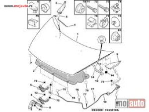 Glavna slika -  Citroen C3  Sajla Haube 02-10, NOVO - MojAuto