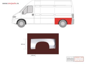 Glavna slika -  Pezo Boxer Rub Zadnji Levi Duzi Model 94-06, NOVO - MojAuto
