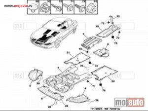 Glavna slika -  Pezo 607 Zastita Ispod Branika Sus Pleh 00-07, NOVO - MojAuto