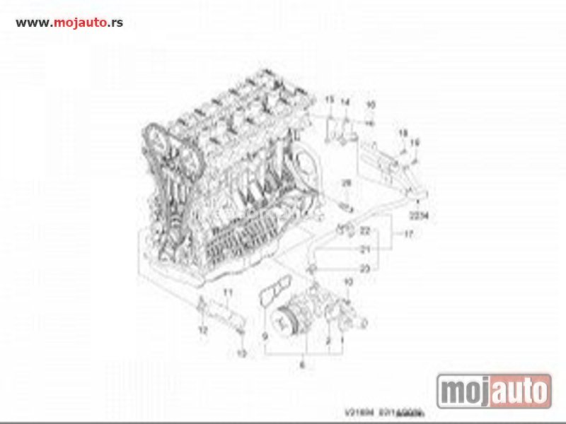 Glavna slika -  Chevrolet Epica 2.0B/2.5B Termostat 04- NOVO - MojAuto