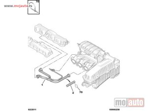 Glavna slika -  Pezo 307 1.6B 16V Crevo Uljnih Para Iberlauf 01-07,NOVO - MojAuto