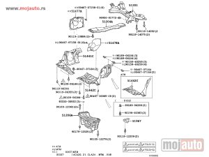 Glavna slika -  Toyota Rav 4 Zastita Motora Desno 00-05,NOVO - MojAuto