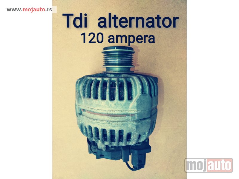 Glavna slika -  Alternator 120 a golf, polo, buba, audi, seat - MojAuto