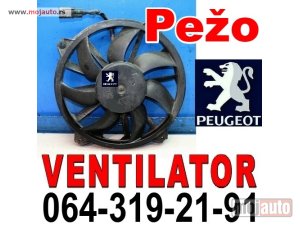 Glavna slika -  VENTILATOR Hladnjaka Pežo 106 405 Partner 309 205 Peugeot - MojAuto