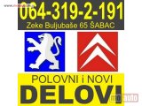 polovni delovi  Pezo DELOVI Peugeot Citroen