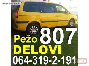Glavna slika -  Pežo 807 Peugeot DELOVI - MojAuto