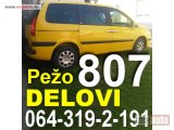 polovni delovi  Pežo 807 FAP FILTER KATALIZATOR i razni DELOVI Peugeot