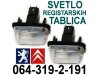 Slika 1 -  Svetlo Registarskih Tablica Pezo Peugeot Citroen - MojAuto