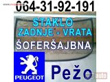 polovni delovi  ŠOFERŠAJBNA STAKLO Pežo 407 607 807 307 206 406 306 106 405 205 309 Peugeot
