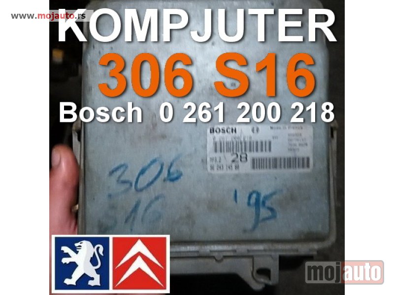 Glavna slika -  Kompjuter BOSCH 0 261 200 218 Pežo 306 2,0 S16 - MojAuto