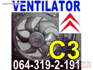 Glavna slika -  Citroen C3 VENTILATOR HLADNJAKA - MojAuto