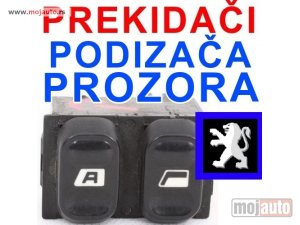Glavna slika - PREKIDAČ PODIZAČA PROZORA Pežo 407 607 807 206 207 306 406 Peugeot - MojAuto