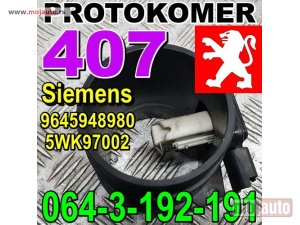Glavna slika - PROTOKOMER Pežo 407 SIEMENS 9645948980 Peugeot 5WK97002 - MojAuto