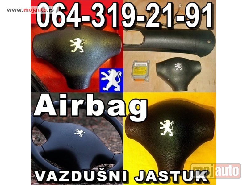 Glavna slika -  Air Bag Pežo 407 607 307 406 807 106 206 306 Peugeot - MojAuto