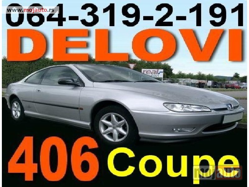 Glavna slika -  Pežo 406 COUPE Krilo LEVO Blatobran za Peugeot - MojAuto