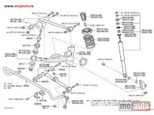 Glavna slika -  Toyota RAV 4 II Sraf Unutrasnje Sipke 00-05, NOVO - MojAuto