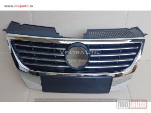 Glavna slika - Maska VW Passat B6 hrom/hrom senzor - MojAuto