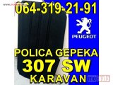 polovni delovi  Zadnja ROLETNA Gepeka Pezo 307 SW karavan Peugeot
