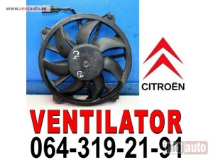 Glavna slika - Ventilator Hladnjaka Citroen C2 C3 C5 C8 Saxo Xsara Picasso Berlingo - MojAuto