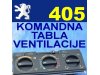 Slika 12 -  TABLA Ventilacija KLIMA i Grejanje Pežo 407 607 308 807 307 406 206 306 Peugeot - MojAuto
