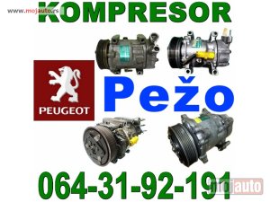 Glavna slika - KOMPRESOR KLIME Pežo 407 607 807 307 206 Partner 306 Peugeot - MojAuto