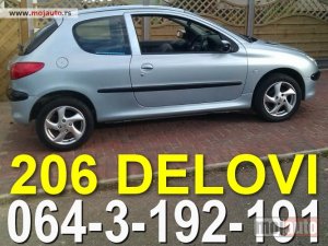 Glavna slika - DELOVI Pežo 206 Peugeot - MojAuto