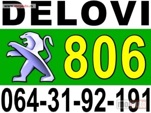Glavna slika - DELOVI Pežo 806 Peugeot - MojAuto