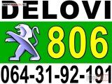 polovni delovi  DELOVI Pežo 806 Peugeot