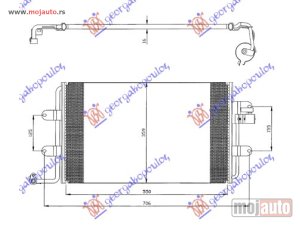 Glavna slika - HLADNJAK KLIME 1.6/1.8/2.0 BENZIN - 1.9 TDI (540x360) Vw new beetle 98-11 -dostupno - MojAuto