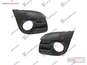 NOVI: delovi  RESETKA PREDNJEG BRANIKA (SA MAGLENKOM) (LAJSNA) (SET) Citroen c2 08-10 -dostupno