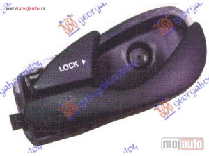 NOVI: delovi  KVAKA PREDNJIH/ZADNJIH VRATA 3/4/5 VRATA UNUTRASNJA Levo Ford focus 98-04 -dostupno